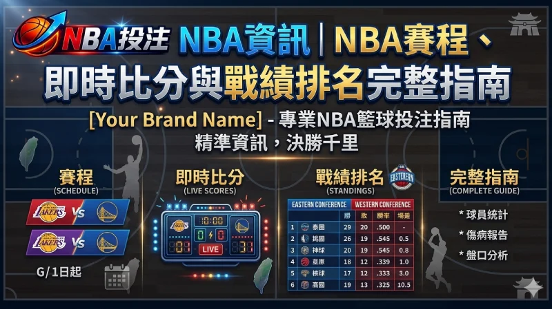 NBA資訊｜NBA賽程、即時比分與戰績排名完整指南